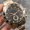 Uxury Watch Data Luksusowe zegarki projektantów Mens Wristwatches Master Automatyczny ruch mechaniczny dwa tony 44 mm Sapphire Dial 116681 Osterowe zegarki męskie zegar