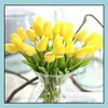 Decorative Flowers Wreaths Festive Party Supplies Home Garden Fake Tip Real Touch Material Artificial Flo Do8