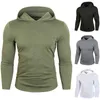 Solid color cooded sweatshirts heren hoodies herfst winter warme hooded pullovers top heren sportieve hoodies sudaderas con capucha l220704