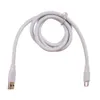 Cables micro USB tipo C de 120W, cable de carga de cargador de datos de sincronización de carga rápida de 1m para teléfono inteligente Samsung Android V8