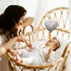 Other Home Decor Infant Crib Cradle Ornament Heart-shaped Tent Decorative Pendant Baby Room Curtain Decoration For Children's Kids TeepO