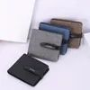 Wallets Men Small Wallet Coin Bag Drawstring Short Male Oxford Fabric Card Holder Purse Billetera HombreWallets