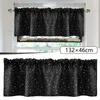 Curtain & Drapes Star Curtains Short Small Rod Kitchen Coffee Extra Wide Shower Fabric WhiteCurtain