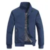 2021 Spring herfst Casual Solid Fashion Slim Bomber Jacket Men Overcoat Nieuwe aankomst Baseball Jackets Men's Jacket M-6XL Top Y220803