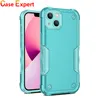 Custodie per telefoni a doppio strato 2 in 1 Armatura antiscivolo antiurto per iPhone 14 15 Plus Pro Max 13 12 Mini 11 8 7 Plus XR XS Samsung S22 S23 S24 Cover posteriore rigida per PC ultra morbida in TPU