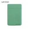Card Holders Universal Self-Adhesive Sleeves Phone Wallet Case Stick On ID Holder Silicone Cellphone Pocket CoverCard