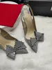 Diseñador-Diseñador moda mujer zapatos raya arco slingback punto punta tacón de aguja tacones altos bombas novia boda zapatos marca