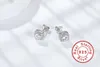 Stud Trendy 925 Sterling Silver Drop Ohrringe für Frauen Mossanit Diamond Fashion Hochzeit Schmuckgeschenkstud1386769