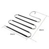 5 Layers Pants Storage Rack Cloth Holder Stainless Steel S Shape Multilayer Storage Hanger MultiFunctional Clothes Hangers