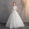 Andere Brautkleider 2022 Schulterfreies Spitzenkleid Braut Made in China Einfache Stickerei Vestido De NoivaAndere