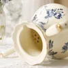 Mugs European-style Ceramic Luxury Flower Afternoon Tea Cup And Saucer Matching Set Kettle Coffee SetMugs