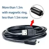 Mini USB till USB2.0 Fast Charger Cable för MP3 MP4 Player Car DVR GPS Digital Camera HDD Data Cables 1.5m