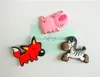 10pcs Lot Cute Cartoon Animal Lodówka magnesy tablica naklejka krzemowy żel Magnesy dla dzieci Prezent 220718