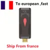 France Instock TV Box Stick X96 S400 4K Allwinner H313 Quad Core Android 10.0 1 GB 2GB RAM 8GB 16GB ROM