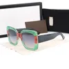 Modedesigner solglasögon högkvalitativa solglasögon kvinnor män glasögon kvinnor solglas uv400 lins unisex med låda
