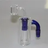 Narghilè Glass Ash catcher con ciotola quarzo banger nail 90 45 gradi 14mm 18mm matrix perc vetro ashcatcher gorgogliatore Bong Oil rigs