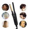 Professionele Mini Stijltang Curler 2 In 1 Stijltang Kleine Dunne Plaat Mannen Kort Haar Rechttrekken Curling Styling Tools 220727