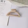 Kore Geometrik Oymak Saç Pençe Trendy Basit Çiçek saç tokası Barrette Yengeç Headdress Kadınlar Için saç aksesuarları Toka