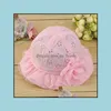 Accessoires de cheveux Enfants Bébé Nouveau-né Chapeau de soleil en plein air dentelle florale été plage seau fleur chapeau livraison directe 2021 casquettes chapeaux bébé maternité