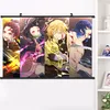 2019 Anime Kimetsu no Yaiba Agatsuma Zenitsu Poster a rotolo Manga Wall Hanging Poster Decorazione della casa 40 60cm T2169g1148625