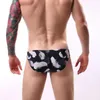 Caleçon imprimé coloré slip hommes sous-vêtements Sexy hommes slips confortable Homme homme Boxershorts M-2XL U-convexe pochette 2022Underpants