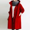 Moda kadın trençkot kapşonlu uzun bahar sonbahar rüzgar geçiren bayan kadın rahat kıyafetler 8 renkli rüzgarlık Kore tarzı 220804