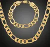 catene di corda per uomo 12mm Collana da uomo in vero oro 18k riempito 24 "Catena regalo di Natale 60 cm