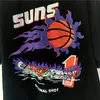 Warren T-Shirts Suns Print Herren T-Shirt Damen T-Shirts Basketballspieler Lose T-Shirts Herren Freizeithemd Schwarz T-Shirt S-XL
