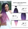 Extensions de cheveux synthétiques Pré-tresses faciles à tresser de 26 pouces tresses Crochet ombre Hair 90gpcs8189682