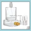 Packing Bottles Office School Business Industrial Promotion Price 30Ml 50Ml Clear Glass Spray Refillable Perf Dhade