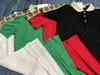 Herren-Designer-Polohemden, luxuriöse Polos, lässiges Herren-T-Shirt, Schlangen-Bienen-Buchstabendruck, Stickerei, modisches High-Street-Mann-T-Shirt