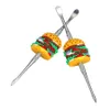 Rookaccessoires roestvrijstalen gereedschap hamburger metalen clip