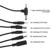 Diğer Aydınlatma Aksesuarları 1 PCS Adaptör Çıkış Güç Kablosu DC 100 CM KABLO İLE ERKEK TAKIM 5.5 2.5/2.1 4.0 1.7 3.5 1.35 2.5 0.7mmer