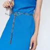 Women Chains Belts Fashion Designers Belt Link Luxury Waist Chain Womens Golden Alloy Dress Accessories Waistband Girdle Belts D228980268