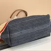 حقيبة حمل Lafite Bag Straw Facs Women Hands Handbag Prelections Hand Handbags Interior Zipper Pocket Trughter Coutgle Back Passion Print