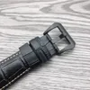 Montre pour homme diamètre 44 mm épaisseur 15 mm mouvement mécanique automatique verre renforcé minéral bracelet en cuir coque en acier inoxydable 03