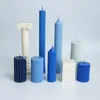 3Dロングポールストライプ型プラスチックDIY手作り彫刻ローマのコラムクラフトキャンドルカビヨーロッパ石鹸金型2206105801109