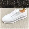 Fashion Designer Blanc Blanc Fond de bas de lacets Hommes Plateaux Casual Chaussures Homme Marche Sneakers Zapatillas Hombre