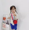 Kinder Handtasche Mode Lackleder helles Gesicht kleine runde Taschen Cartoon süßes Mädchen Umhängetasche Zubehör Null Geldbörse