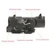 Aggiornato DR 4x Magnifier Scope 4 Ingrandimento Telescopio Rosso illuminato MilDot Ottica Tattico Caccia Mirino Red Dot Sight2359161