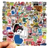 1050100PCS CARTOONES DE MODE COOL Stickers Sticker Skateboard Imperping Skateboard Motorcycle Suitcase Graffiti DIY Sticker Kid Toy30101029226