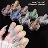 Kristal diamant nagelboorpoeder kleurrijke pailletten flits glitter glinsterende nail art poeders diy set