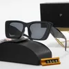 Gafas de sol de diseñador Gafas clásicas Gafas de sol de playa al aire libre para hombre Mujer Color de mezcla Opcional Firma triangular 2023