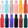 Voorraad! 18oz cola fles mok geïsoleerd dubbele wand vacuüm roestvrijstalen tumbler water creatieve thermosboot bowling cup drinkware flessen ketel keuken