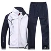 Tracksuit män plus storlek 4xl Spring Autumn Two Piece Clothing Set Casual Track Suit Sportwear Sweatscuits 220815