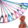 Harnais pour chien, laisses en Nylon imprimé, collier réglable pour animaux de compagnie, chiot, chat, accessoires pour animaux de compagnie, cravate en corde DH844