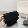 디자이너 - 가방 여성 패션 클래식 무광택 가죽 Niki 체인 가방 2 색 크로스 바디 도매 가격 어깨 가방