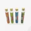 Empty Glass Tube Bottle Packaging Bag Custom Labels Dankwoods Tip Holographic Stickers Prerolling Tubes E-Cigarettes Wood