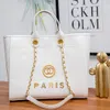 Luxe Designer Dames Handtassen Avondtassen Metalen Letter Badge Tote Bag Kleine Cross Body Lederen Strand Handtas Grote Vrouwelijke Ketting Portemonnee Rugzak