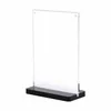 Magnetic Acrylic Frame Stand A6 Menu Name Card Stand Desk Sign Wedding Table Photo Frame Rack Price Tag Display Label Holder
